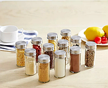 Набір для спецій кругла підставка 12 баночок 3 кольори BN-142-9, фото 7