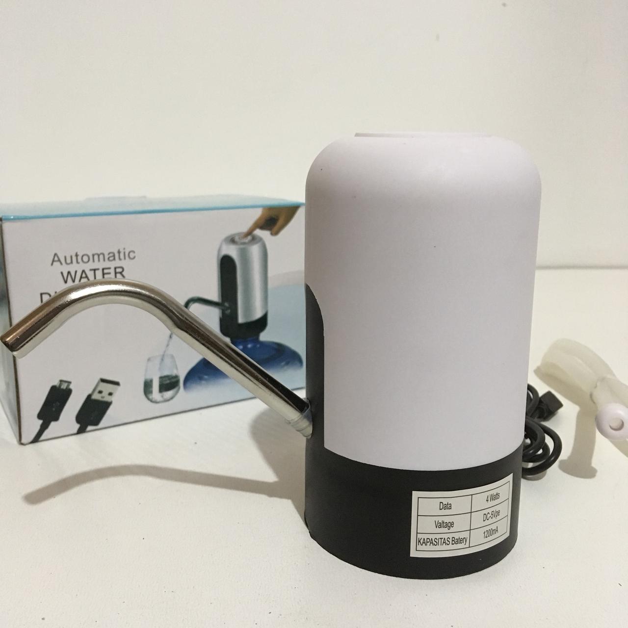 Автоматизований дозатор помпа для води WATER DISPENSER акумуляторна USB SS-304/EL-1014-1