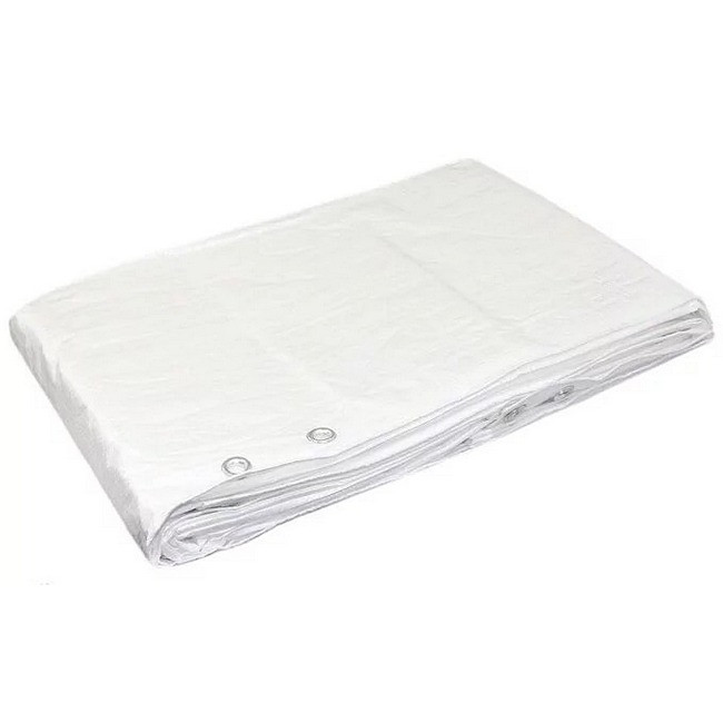 Тент тарпауліновий 200г/м2 White 4х6 м