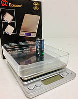 Ваги ювелірні з 2 м'я чашаMOD-1208-3/1729/ 3000 гр/0,1g