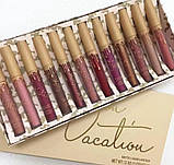 Набір матової рідкої помади KYLIE VACATION 8648 (бежевий 12 шт. у пакованні), фото 2