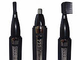 Триммер для волосся GEMEI GM-3109 2в1 для носа і вух, фото 2