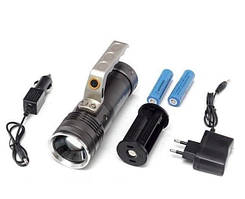 Ліхтар-прожектор Police BL-3406 світлодіодний портативний компактний (2x18650/T6/158000W) 3 режими