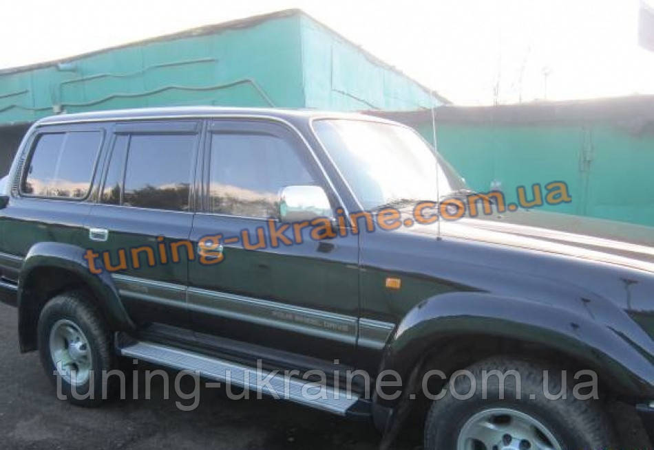 Дефлектори вікон (вітровики) COBRA-Tuning на TOYOTA LAND CRUISER 80 5D 1990-1997