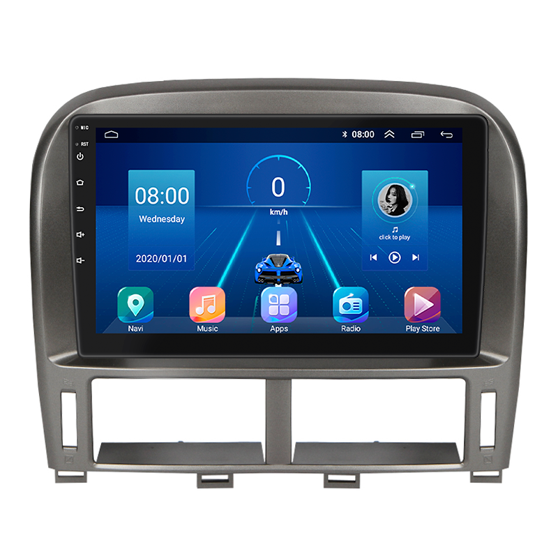 Штатна магнітола Lesko для Lexus LS III ver 2 2000-2003 екран 9" 4/64Gb 4G Wi-Fi GPS Top