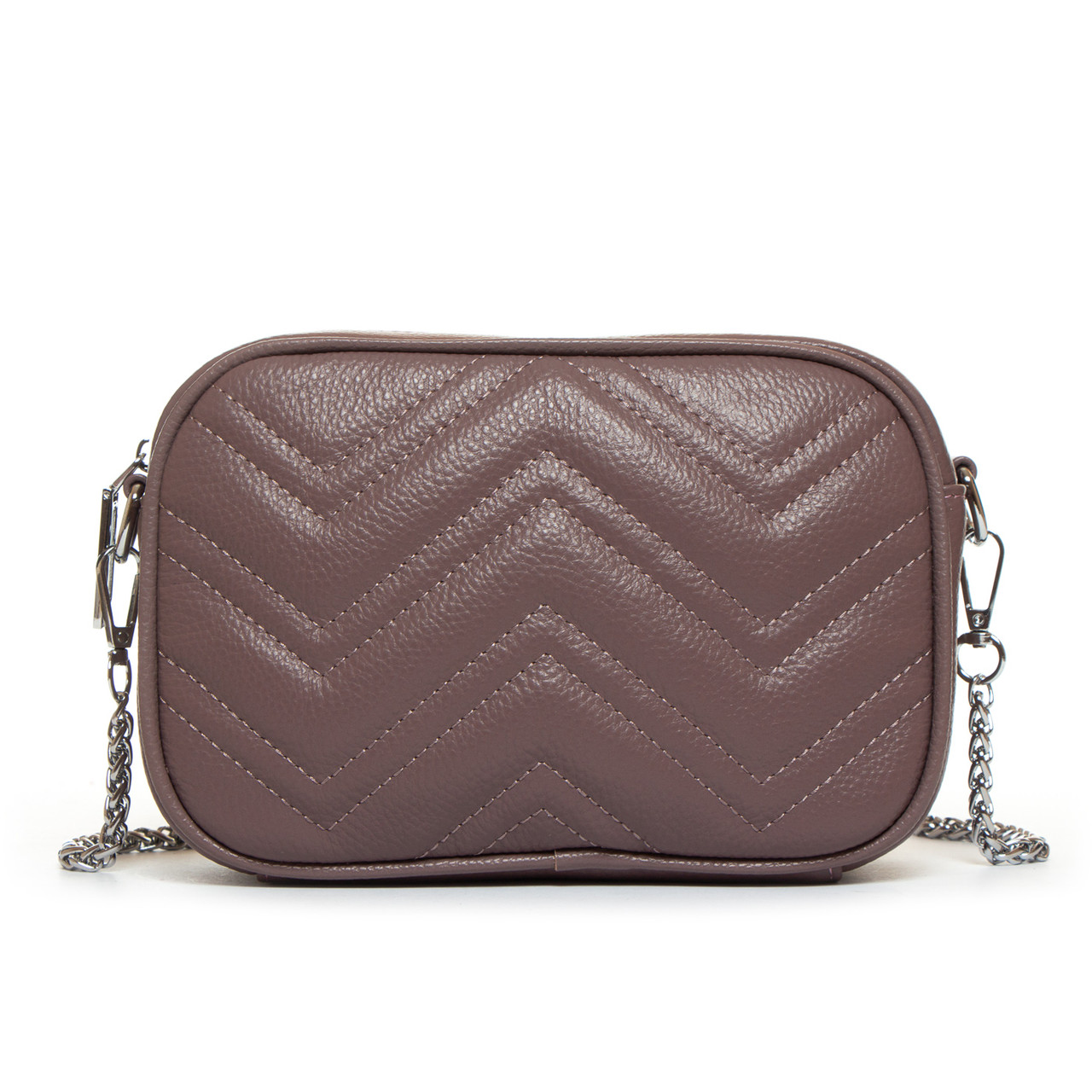 Клатч жіночий шкіряний на ланцюжку ALEX RAI BM 17005 purple
