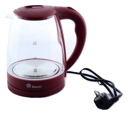 Скляний електрочайник Domotec 2л з LED-підсвічуванням MS-8213