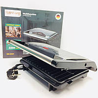 Гриль GRILL MAKER RainBerg Сендвічниця-гриль для будь-якого м'яса, птиці, риби, овочів 1500 Вт