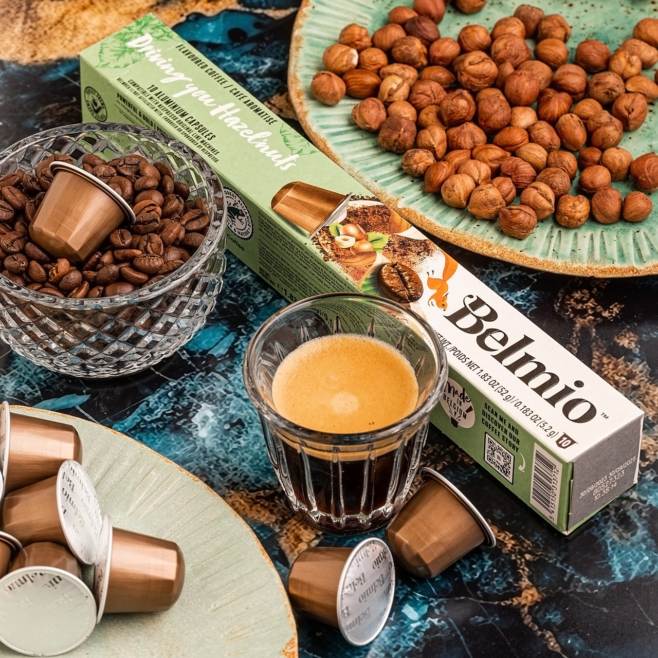 Nespresso® капсулы Belmio Driving you Hazel'nuts (смак лісового горіха)