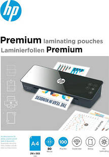 Плівка для ламінування HP Premium Laminating Pouches, A4, 80 Mic, 216x303, 100 pcs