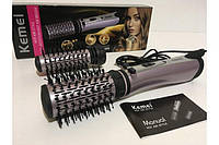 Професійний фен для укладання волосся Kemei KM-8020 з насадками 2 теплових режиму 3 швидкості теплий/холодний