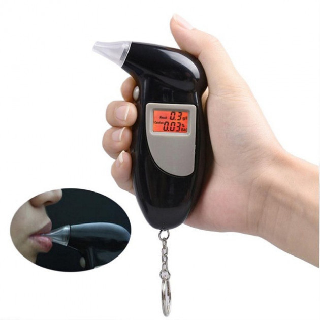 Персональний алкотестер з мундштуками Digital Breath Alcohol Tester