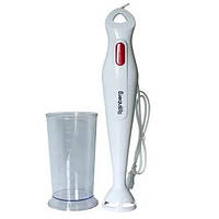 Блендер ручний Подрібнювач метал 400 Вт Rainberg RB-6230 Заглибний Блендер Міксер склянка