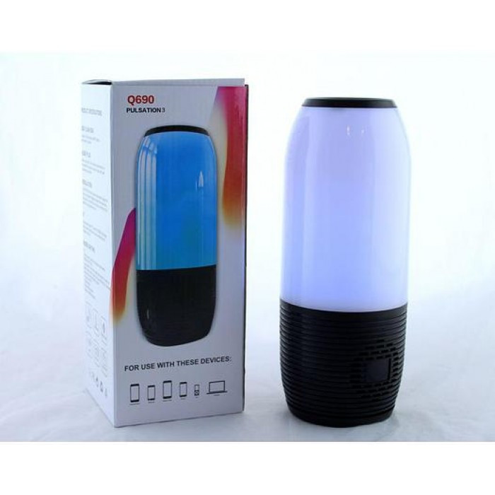 Портативна bluetooth колонка UKC Q690 Pulse FM MP3 Чорний