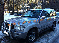 Дефлектори вікон (вітровики) COBRA-Tuning на TOYOTA LAND CRUISER 100 5D 1998-2007