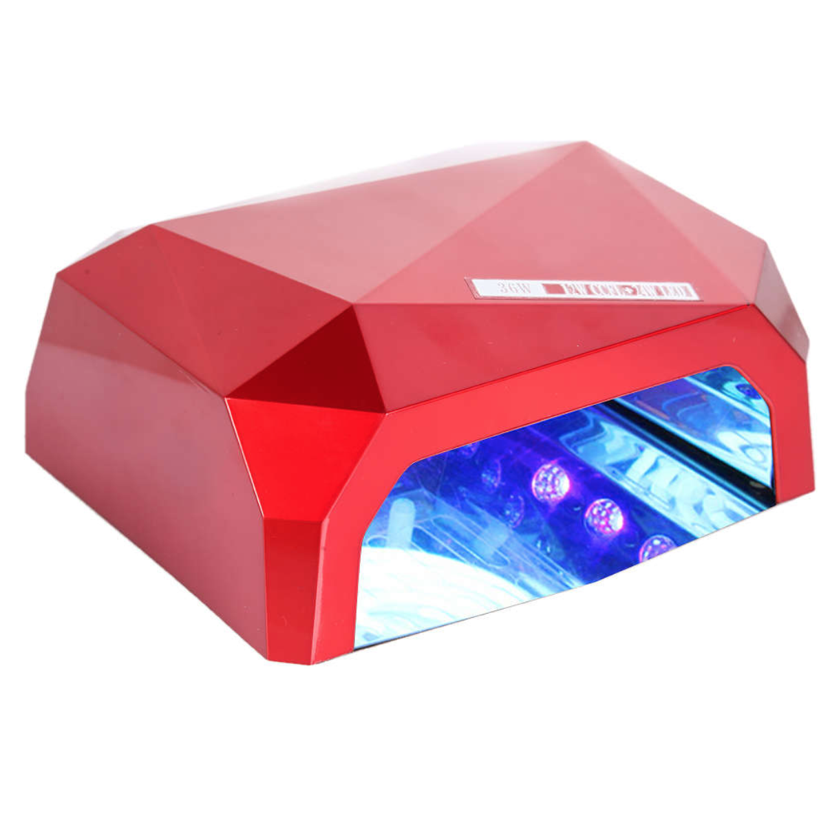 Лампа для манікюру Diamond CCFL+36W LED Red