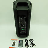 Акустична система акумуляторна бездротова Bluetooth колонка 2*5" радіо USB FM 10 Вт Lige A52, фото 5