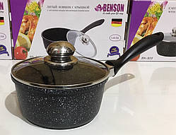 Каструля з кришкою мармур 1.4 л BN-303