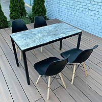 Керамічний Стіл (бежевий мармур)