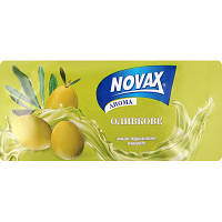 Твердое мыло Novax Aroma Оливковое 140 г (4820195509487) b