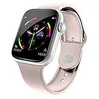 Розумні годинник Smart Watch W4 сенсорні рожеві (смарт годинник, фітнес-браслет спортивний) Детальніше: