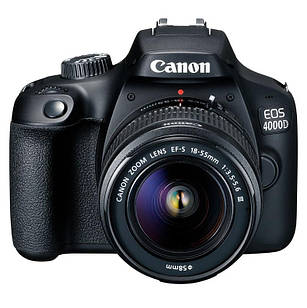 Фотокамера Canon EOS 4000D + об'єктив 18-55 DC III
