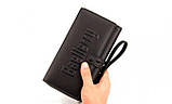 Гаманець Baellerry 1393 темно коричневий чорний V1519, фото 3