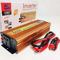 Перетворювач напруги інвертор UKC SKK 2000W AC/DC 24V-220V