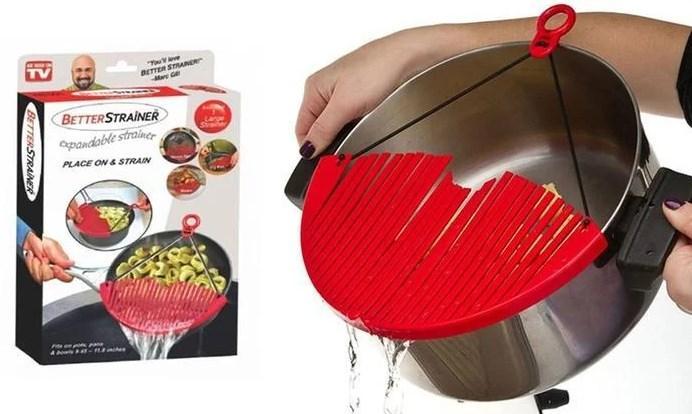 Кухонний силіконовий друшляк Better Strainer DC-887/B49