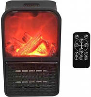 Портативний нагрівач з LCD-дисплеєм і імітацією каміна + пульт 500W FLAME ART-5524