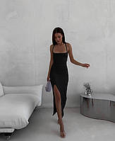 Жіноче вечірнє плаття міді з відкритою спиною тканина: мікродайвінг Мод  700