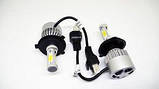 Комплект світлодіодних LED ламп Ксенон S2-H4 Xenon Led Headlight по 12 світлодіодів, фото 6