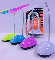 Настільна світлодіодна LED-лампа гнучка на батарейках mini OZS 1205