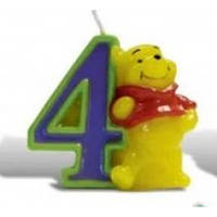 Свечи цифры (в торт) Winni Pooh №4