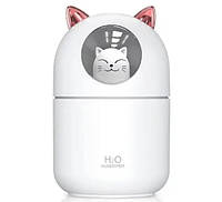 Увлажнитель воздуха Humidifier H20/ 8023 CAT с подсветкой кошечка на 300мл. Белый