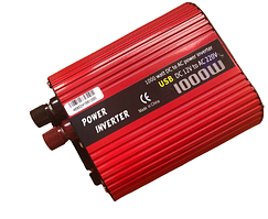 Інвертор перетворювач напруги Wimpex автомобільний Inverter 1000W B 12v/220v/ 1000W/2USB