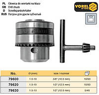 Патрон дрилі зубчастий Ø-1,5-13 мм 1/2" VOREL-79630