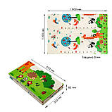 Килимок дитячий 1,2х1,8mх8mm Зростомір жираф-Слоніки (280) SW-00001377, фото 3