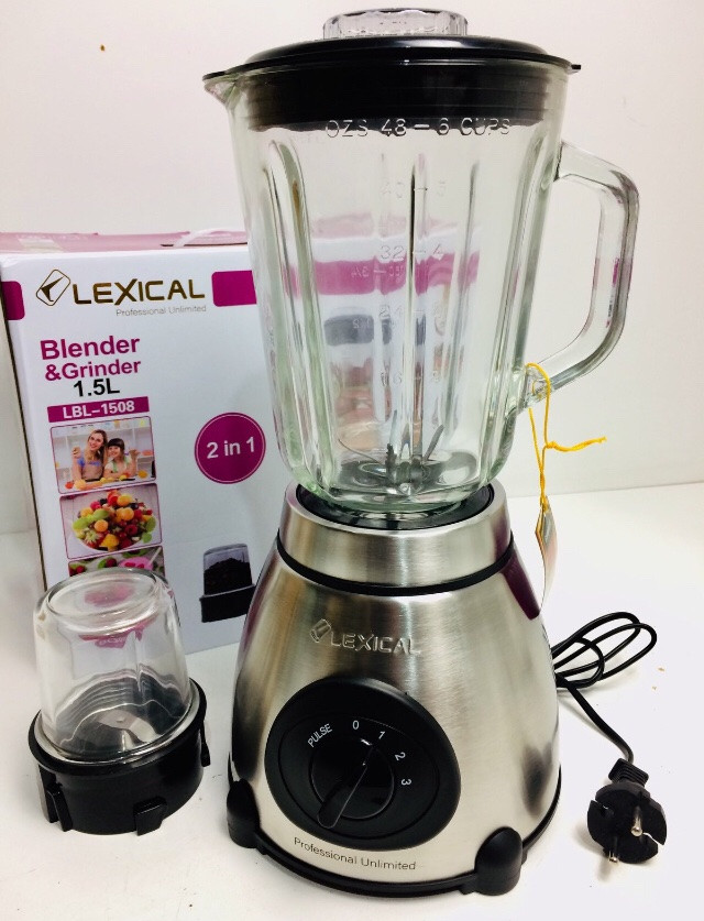 Блендер з кавомолкою 2 в 1 Lexical LBL-1508 600 W