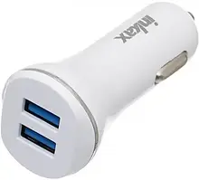 Автомобільний зарядний пристрій Inkax CC-12 Micro від прикурювача