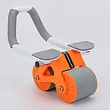 Колесо тренажер для преса з підкладкою для рук Фітнес-тренажер Abs Wheel Roller- Тренажер для живота та спини, фото 4