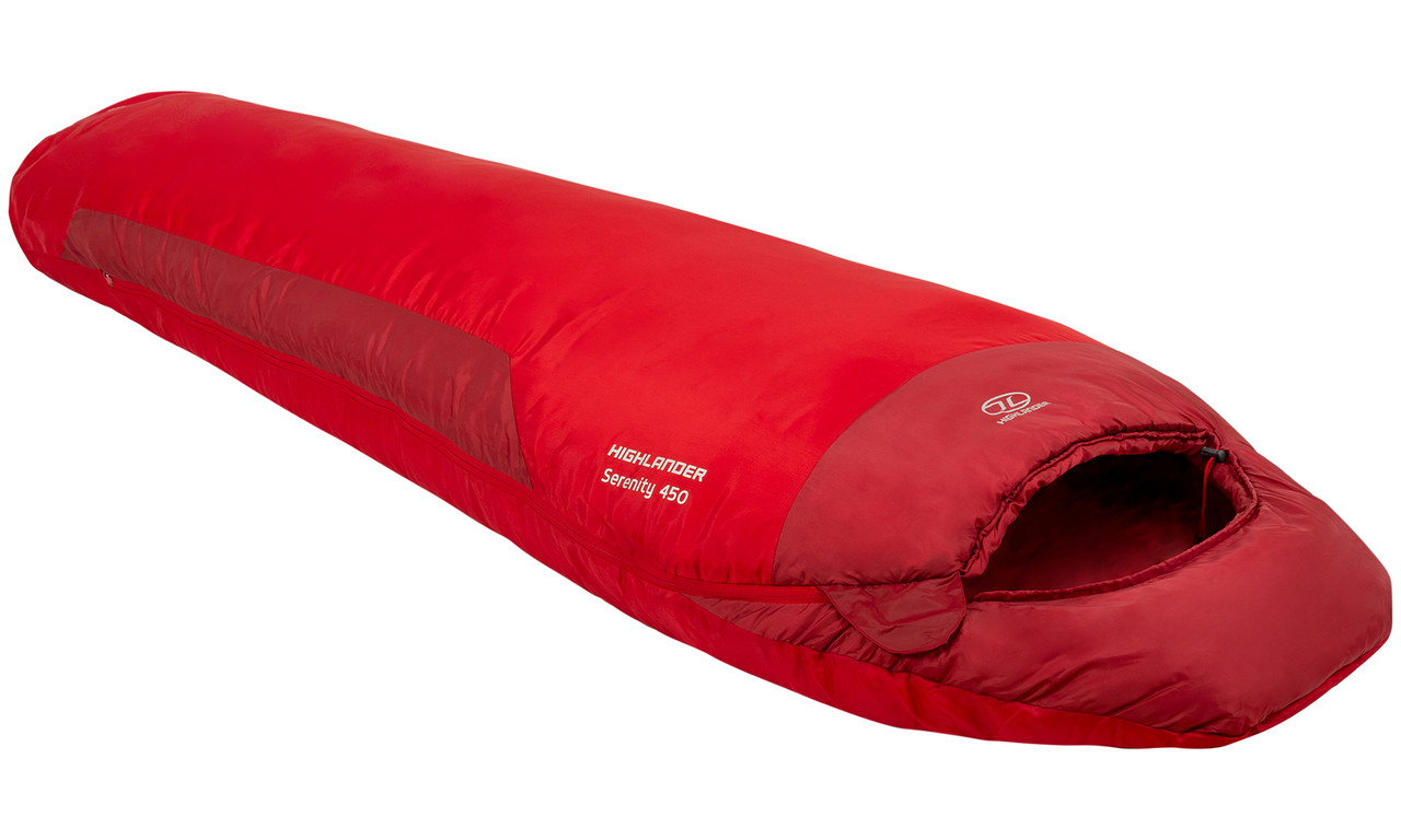 Спальний мішок Highlander Serenity 450/-10°C - червоний