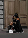 Сукня жіноча чорна з білим мережевом, фото 9