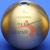 М'яч латунний змагальний Polanik 6 кг, діам. 110 мм IAAF I-02-0264