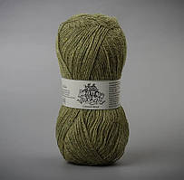 Пряжа Vivchari Сolored Wool 804 Темно-зелений