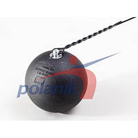 Сталевий змагальний молот 6 кг Polanik Premium Line Ziolkowski Hammer BLACK, IAAF I-17-0856