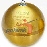 Змагальний молот латунний 7,26 кг Polanik Premium Line Ziolkowski Hammer GOLD, IAAF I-10-0467