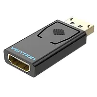 Конвертер Vention DisplayPort to HDMI Audio Sync Transmission Adapter Black (HBKB0)