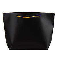 Подарочный пакет "Элегантный пакет", черный 37х25 см
