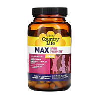 Женские витамины и минералы Country Life Max for Women Iron Free 120 caps